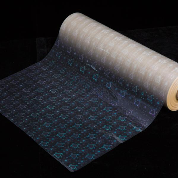 High-Quality BOPP Transparent Thermal Holographic Film with Various Patterns and EVA Glue Strong Adhesion for Box Packaging