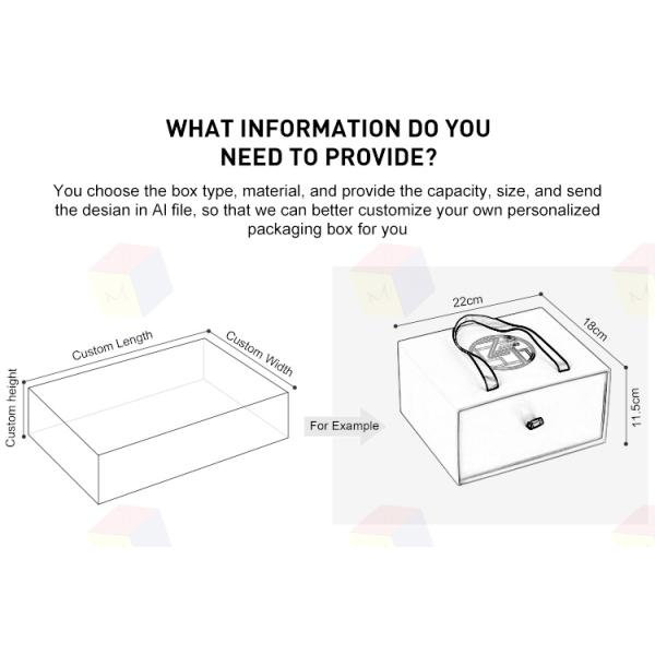 Handmade Sliding Drawer Custom Foil Logo Paper Hard Cardboard Gift Packaging Box With Ribbon Handle
