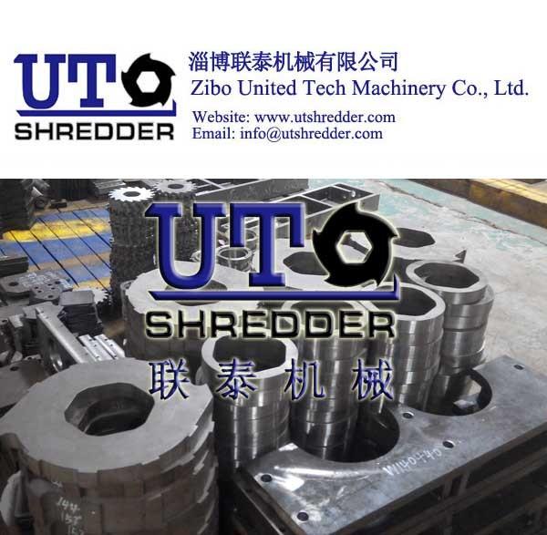 double shaft shredder blade, single shaft shredder blade, crusher knife, OEM,blade part of shredder