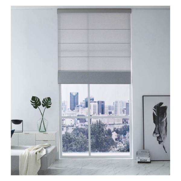 Простое 100% полиэстер ослепляет ткани римских теней современные римские слепые