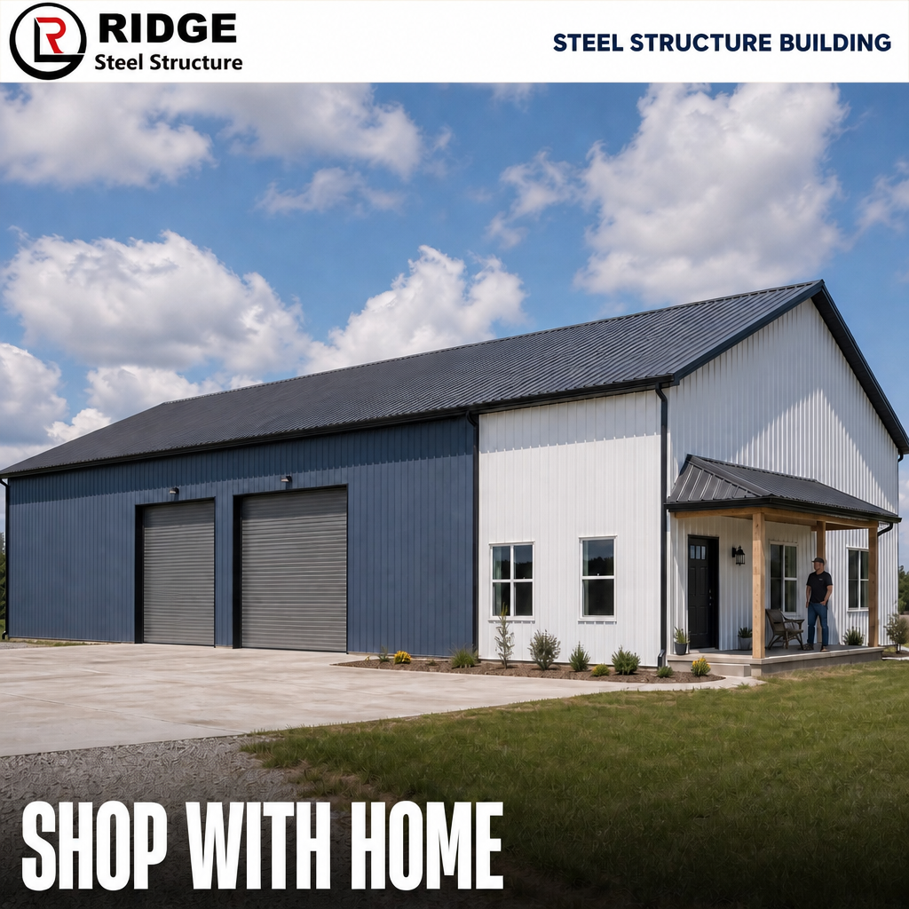 Modern Prefabricated Steel Warehouse With High-Strength Galvanized Steel Structure Eco-Friendly & Energy-Saving