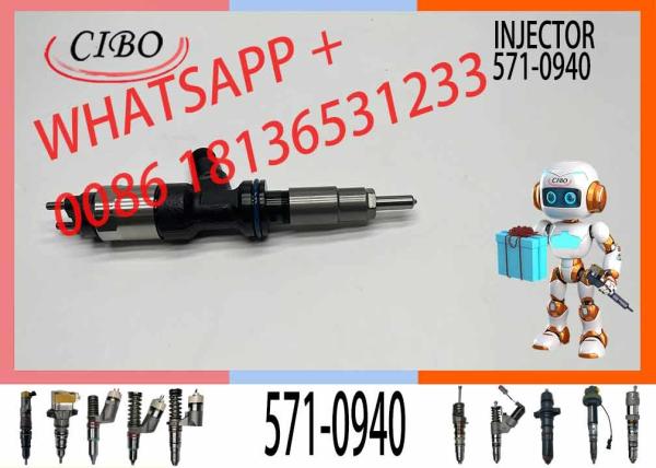 Injetor de combustível diesel original 571-0940 5710940 para  Excavator 323 GX