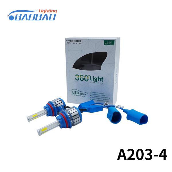 A203-4 48w 4800Lumen COB chips car led headlight