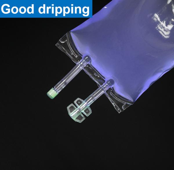 Clear Empty Iv Bags 500ml PVC Infusion Bag Sterile Disposable