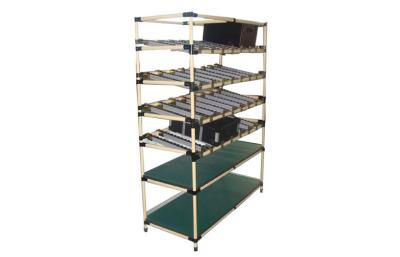 Modular Food Storage Steel Pipe Rack With 1.2mm Thickness Pipe , Adjustable