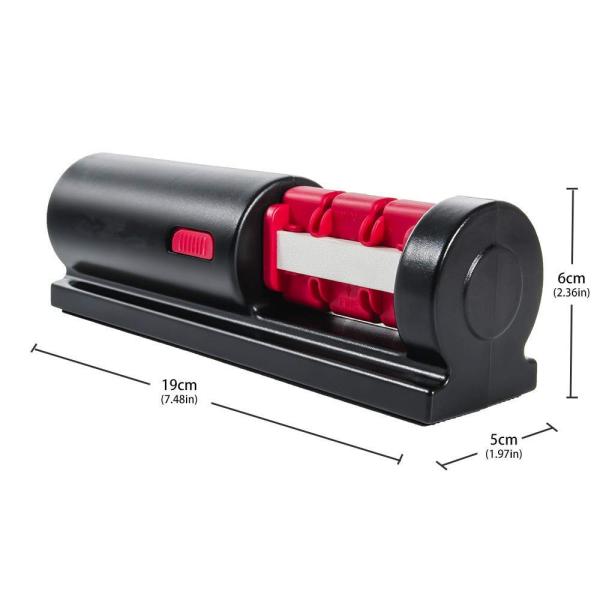 4-in-1 Ceramic Diamond Manual Household Tool Steel Knife Sharpener for Carbon Steel