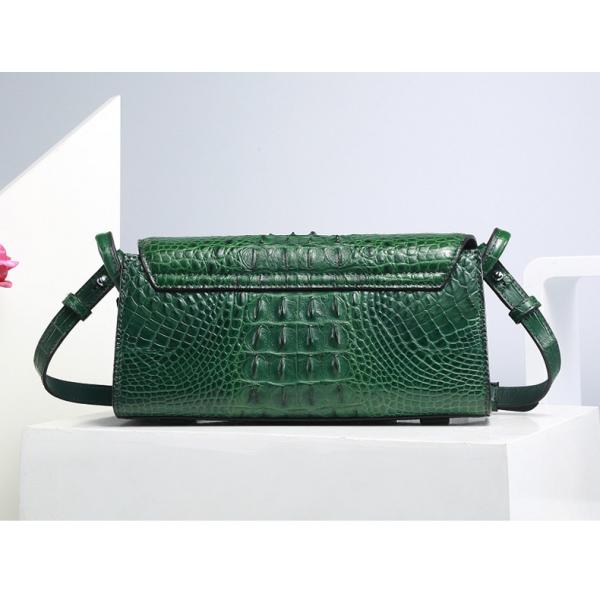 Genuine Crocodile Skin Lady Small Flap Purse Authentic Alligator Leather Women Sling Shoulder Bag Female Cross Body Bag