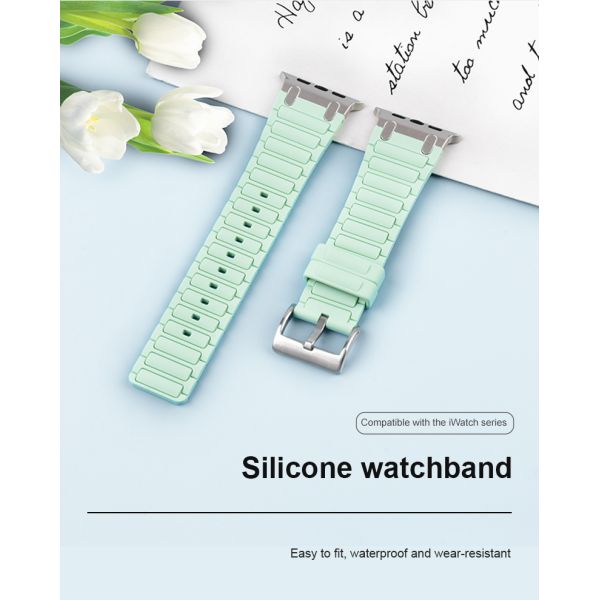 Waterproof Silicone Watch Strap · 18mm~22mm In Stock, Custom Sizes Also Available | Minimum Order Quantity 10 - SHX