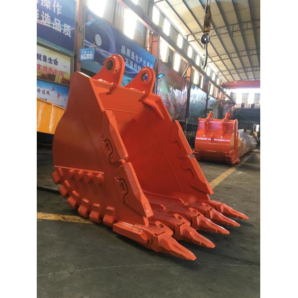 Earth Moving Reinforced Heavy Duty Rock Bucket Backhoe Attachment