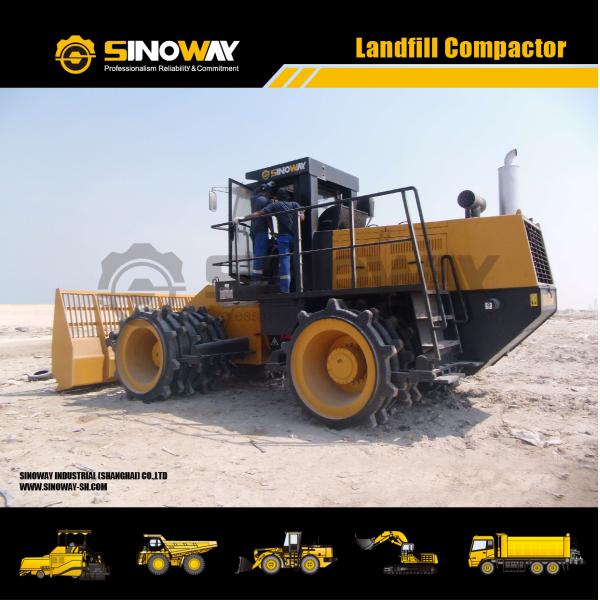 3800mm Rolling Width Building Construction Equipments Hydraulic Trash Rammer Compactors