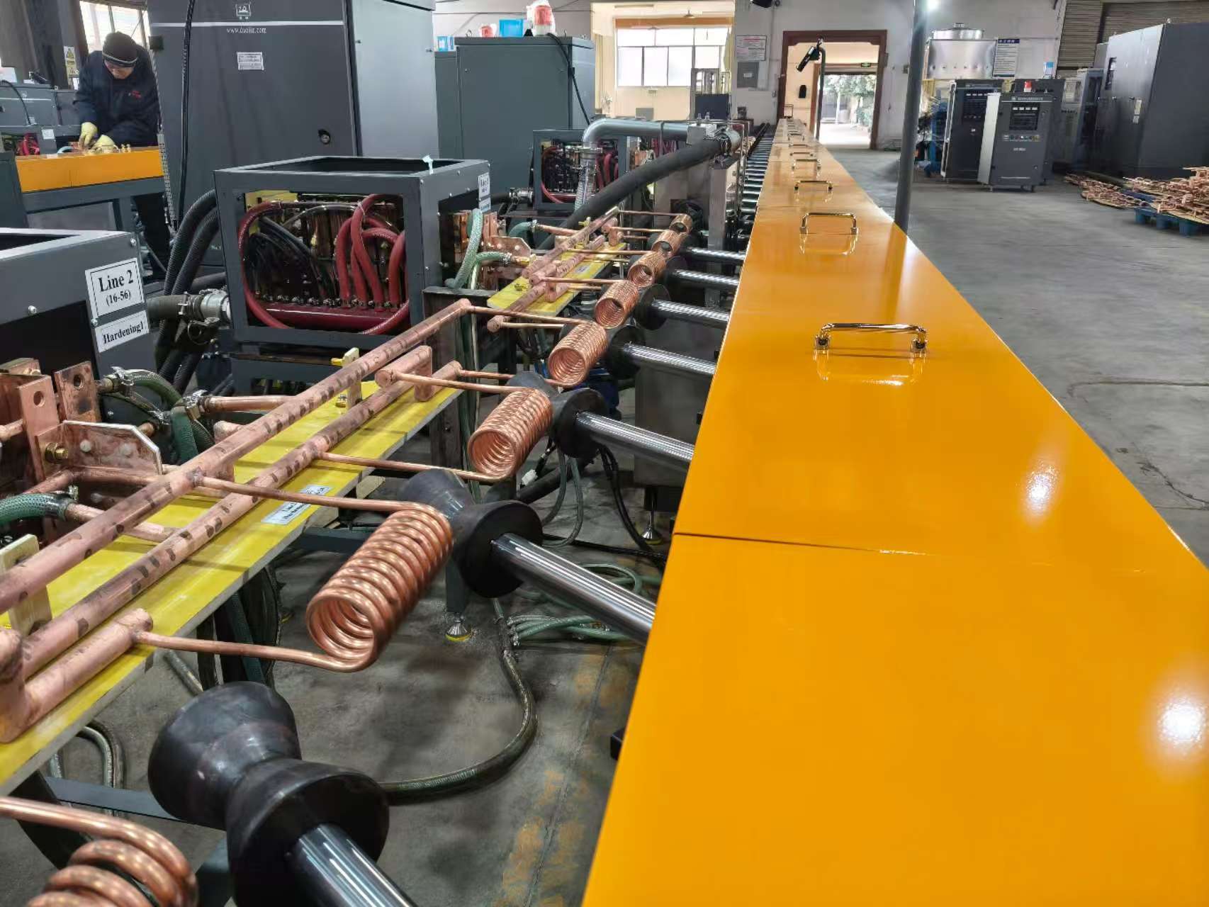 Automatic Induction Hardening and Tempering Production Line for Long Bar