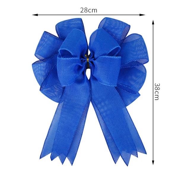 Christmas Tree Top Occasion Spring Summer Wreath Bow Jumbo Burlap Decoration Ribbon Bows
