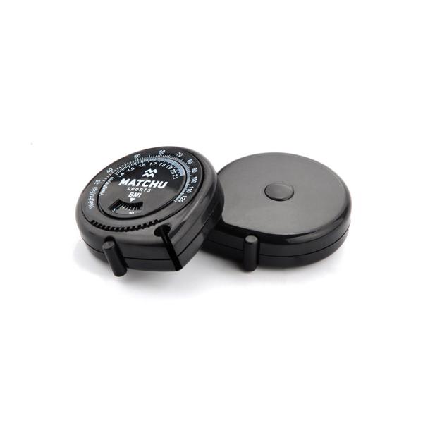 1.5m Black Compact BMI Measuring Tape For Body Fitness Measuring