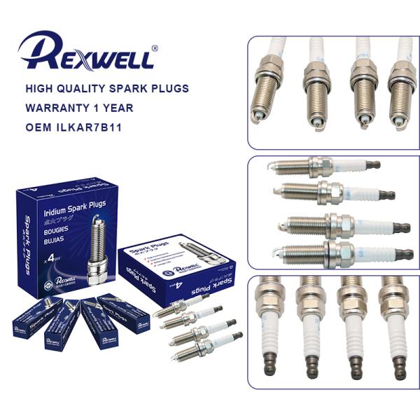 Japon Original OEM 22401-EW61C ILKAR7B11 Car Universal Platine Iridium Bougies d'allumage pour les pièces détachées automobiles Nissan Infiniti Mazda