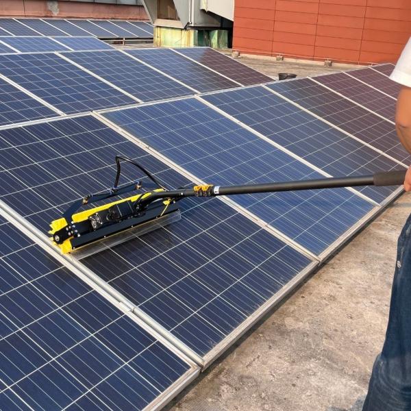 5.5 Meter Mão escalável Painel Solar Escova de limpeza escova para lavagem de plantações fotovoltaicas telhados Automóveis de janelas