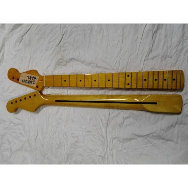 Custom Grand Paddle Guitar Headstock Unfinished Roasted Maple ST Guitar Neck Electric Acoustic Guitar Accept Kinds OEM