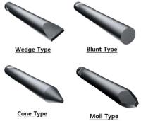 OEM Quebra-cabeça hidráulica de rocha Chisel 40mm-210mm Diâmetro para mineração