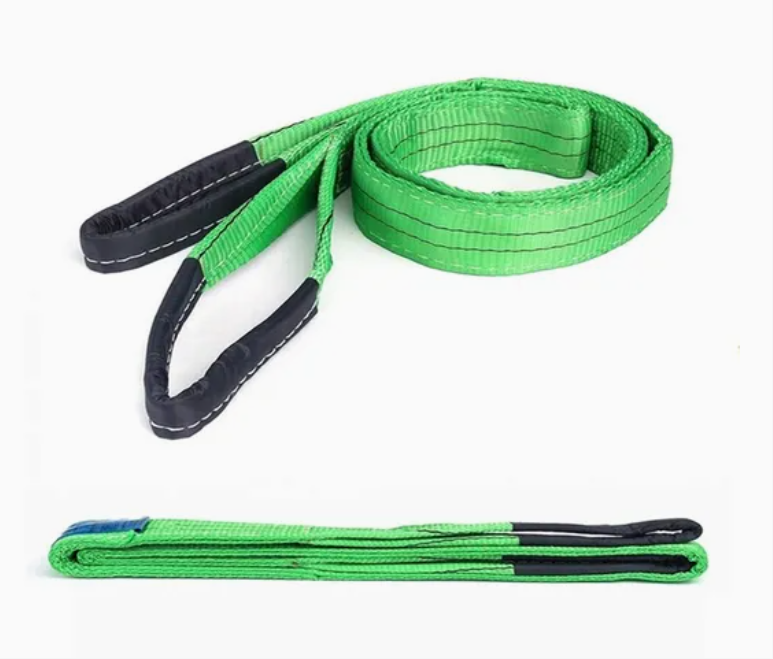 CE GS Approved 1 Ton Polyester Flat Webbing Sling Lifting Belt for Industrial Cargo Handling