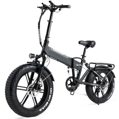 Shimano Fat Tire Electric Folding Bike 22mph Max Speed 14.5A