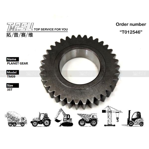Disque hydraulique TM09 Excavateur 1 étape boîte de vitesses planétaire contrôle de mouvement stable et précis industriel