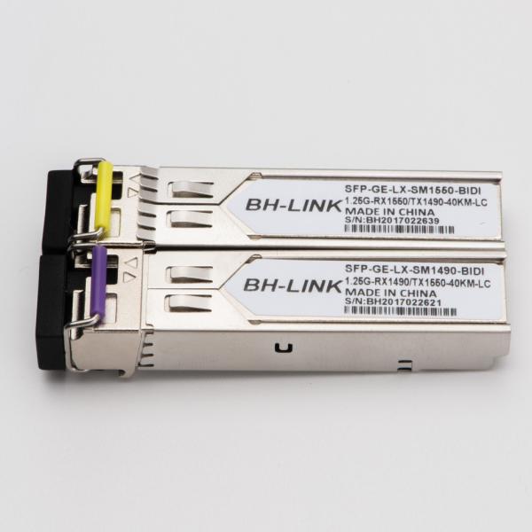 Bidirectional Fiber Optic Transceiver Compatible With Huawei SFP-GE-LH40-SM1550
