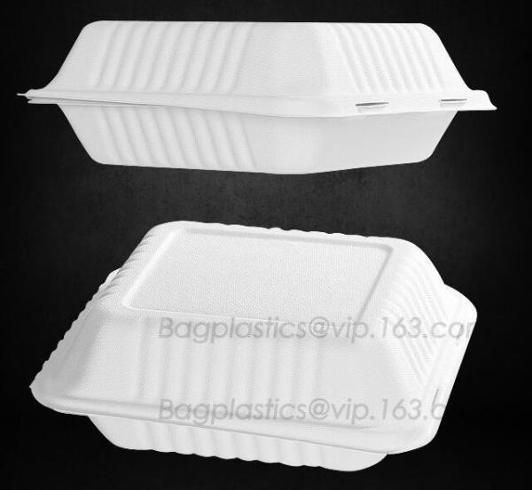 disposable takeout box for lunch, carry out container, meal prep food container Pla lunch box