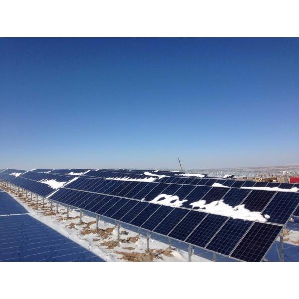 Q235B Q345B solar panel Brackets With Hot Dipped galvanization / anodizing PV mounting system