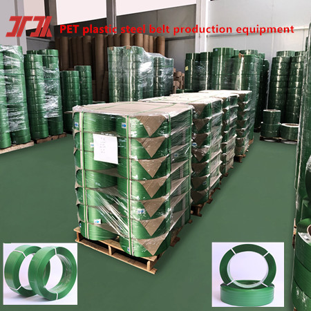 PET plastic strapping PET plastic steel strapping Electric hot melt bonding Tensile force 200-1500KG