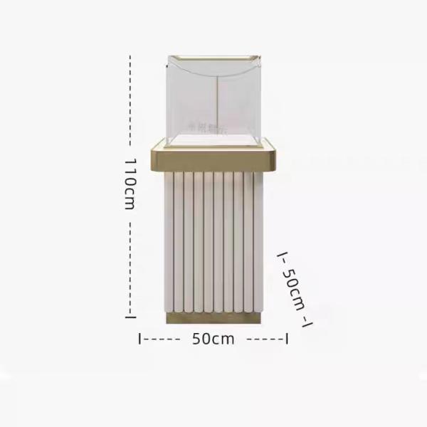 MDF Luxury Display Cabinets Cabinets Window Luxury Jewelry Display Cases