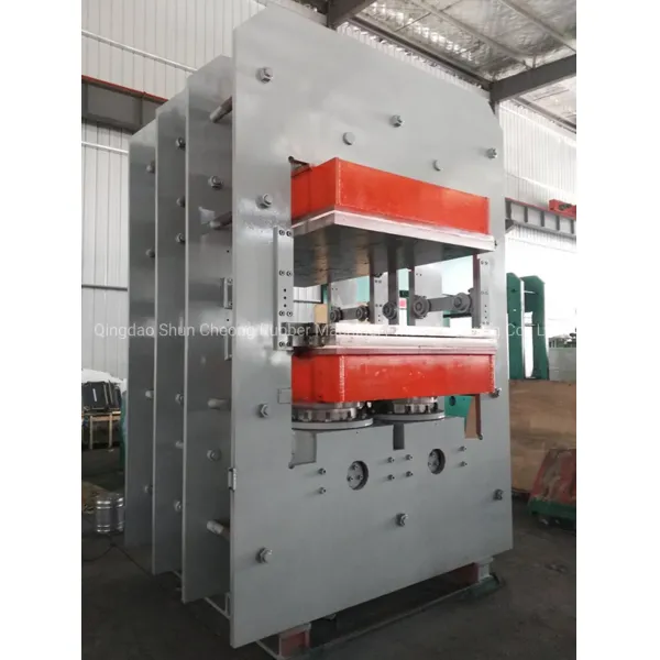 Automatic Grade Silicone Rubber Machine with 50 T Pressure and 125 mm Plate Distance Double Vulcanizing Press