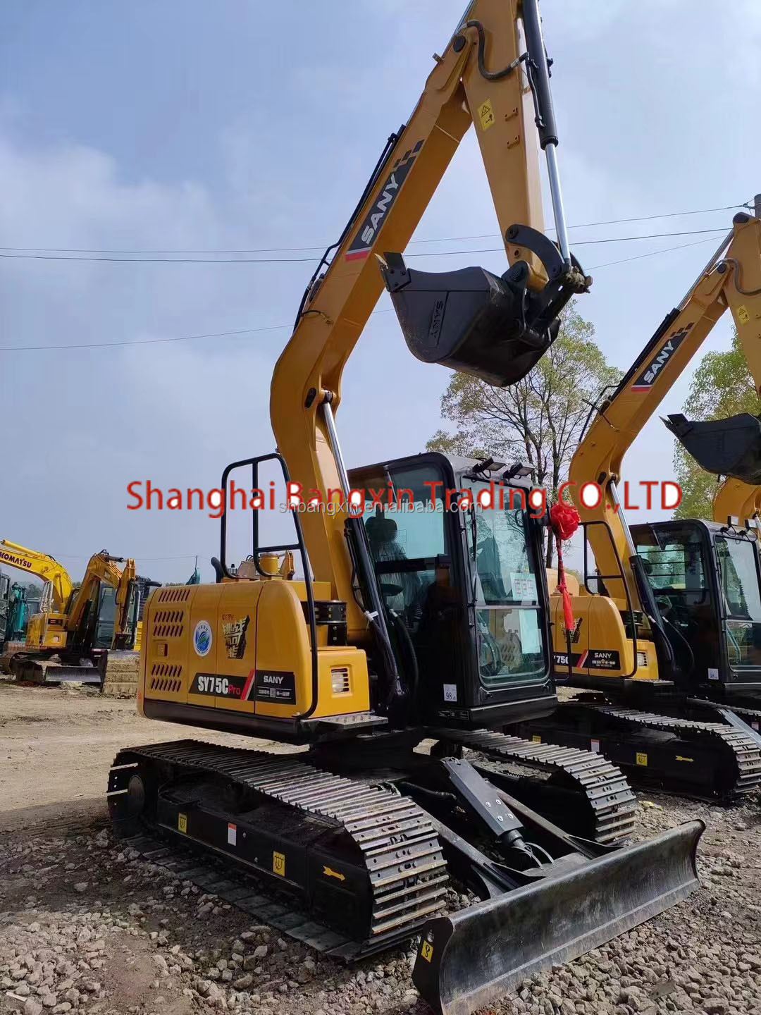 SANY SY75C Mini Excavator 7500 KG Machine Weight and Compact Design