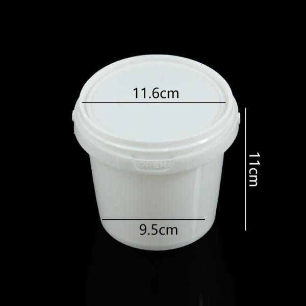 Airtight Clear Plastic Bucket With Lid, Ice Buckets For Parties, Reusable Ice Cream Cup With Handle, Food Storage Container, Food Grade Freezer And Microwave Safe For Sauce, Soup