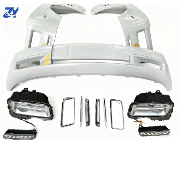 For Rolls-Royce Phantom 6th Generation Upgraded to Type 7 Fiberglass Car Front Bumper Fender Headlight Body Kit