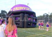 Customized Logo Sport Event Entrance Tunnel Football Inflatable Helmet Tunnel