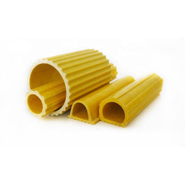 Cutting Service Pultruded FRP Tube Profiles Advanced Technology for Anti-slip Surface