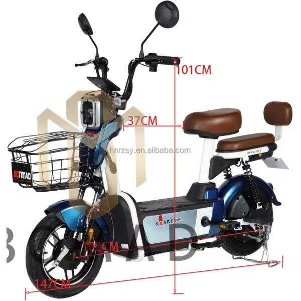 Max. Speed 30-50km/h 48V 350W Adult Battery Electronic City Bike Electric Bicycle Sepeda Electric Motor Bike