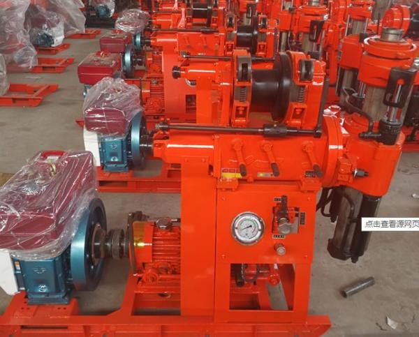 180m Portátil Hidráulico Crawler montado Rig de perfuração para perfuração de água ou coleta de amostras de exploração