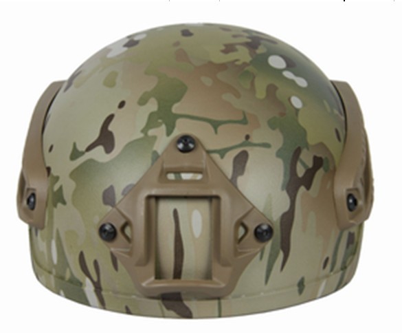 Camo Tactical Combat Helmet Head Protection For Airsoft / Paintball Players