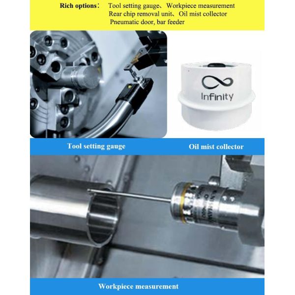 SMTCL HTC16H Horizontal CNC Lathe High Precision Small Parts Machining