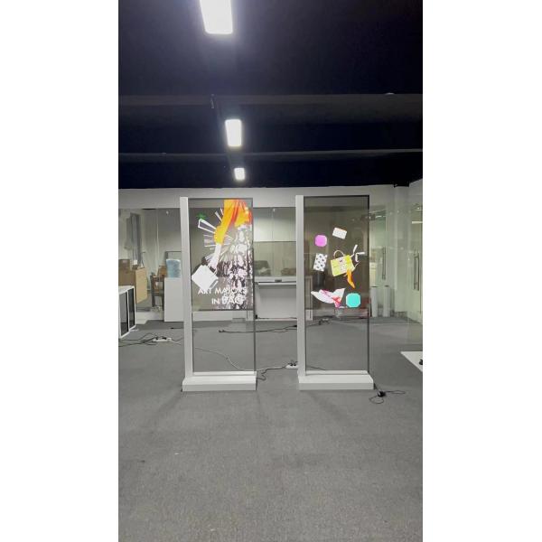 55 polegadas Self Emission Intelligent Controller Board Amoled Ecrã LCD transparente flexível Displays OLED