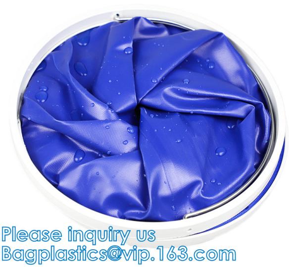 Multifunctional Outdoor Fishing Bucket Car Washing Portable Folding Collapsible Water Bucket