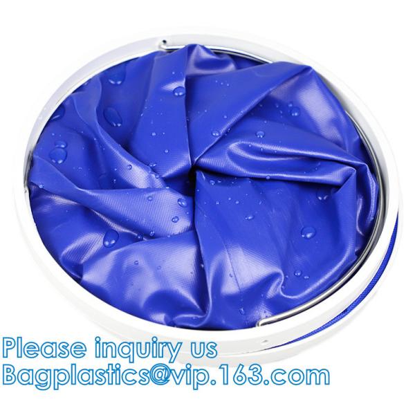 Multifunctional Outdoor Fishing Bucket Car Washing Portable Folding Collapsible Water Bucket