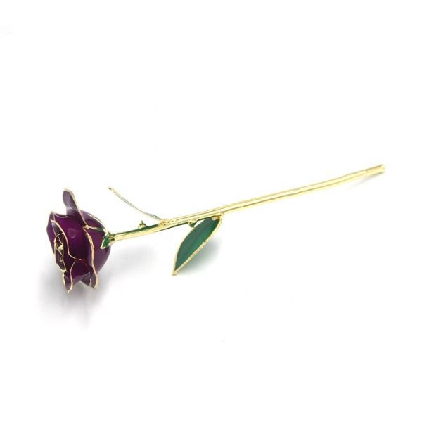 24k Gold Rose Gold Plated Rose With High Quality Gift Box Forever Gold Rose for Christmas Valentine's Day  Gift