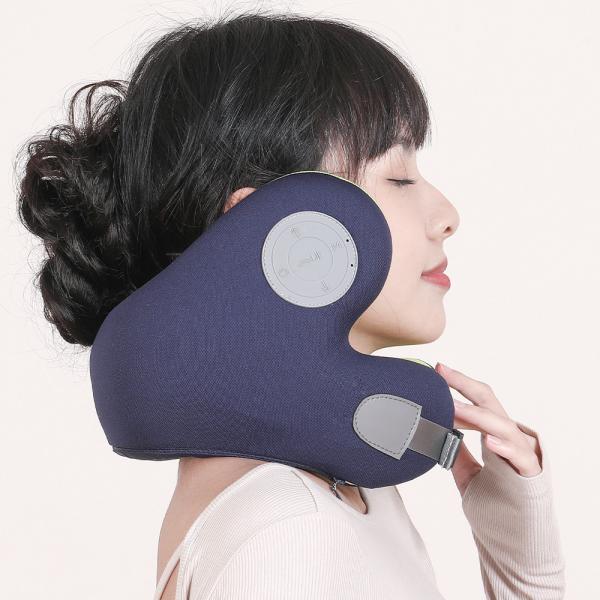 Memory Foam Neck Pillow with Bluetooth Music Function and Celebrities Pattern Design