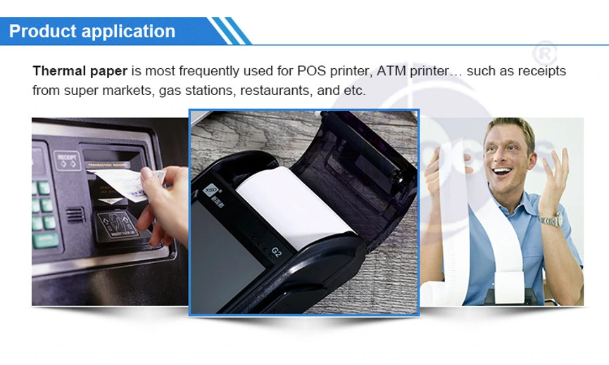 Крен 70GSM 75GSM Eco термального ярлыка термальный грузя обозначая слон