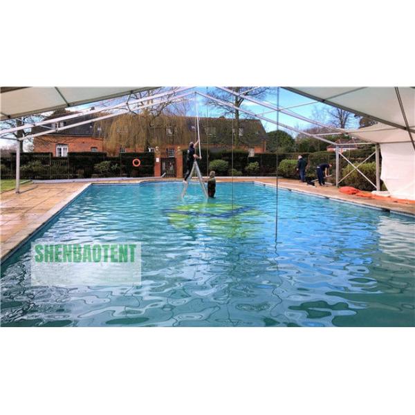 Building Semi Permanent Shade Sport Tent For 200 Square Meters Indoor Swimming Pool