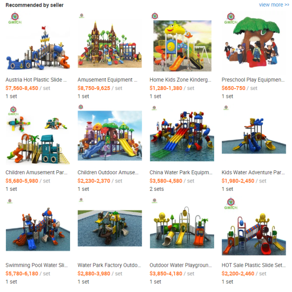 Safety Material Water Park Slide Custom Design Plastic Children Water Playground