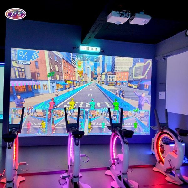 Outdoor AR Bike Race Technology Turnkey Park And Tourist Attractions