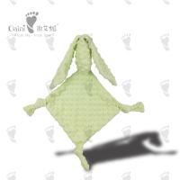 Cobertor Huggable recém-nascido Toy Loveable Rabbit Square Comforter do bebê