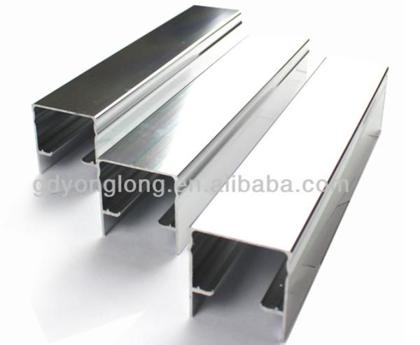 T5 T6 Temper Polish Aluminum Tubing Machining Parts For Doors And Windows